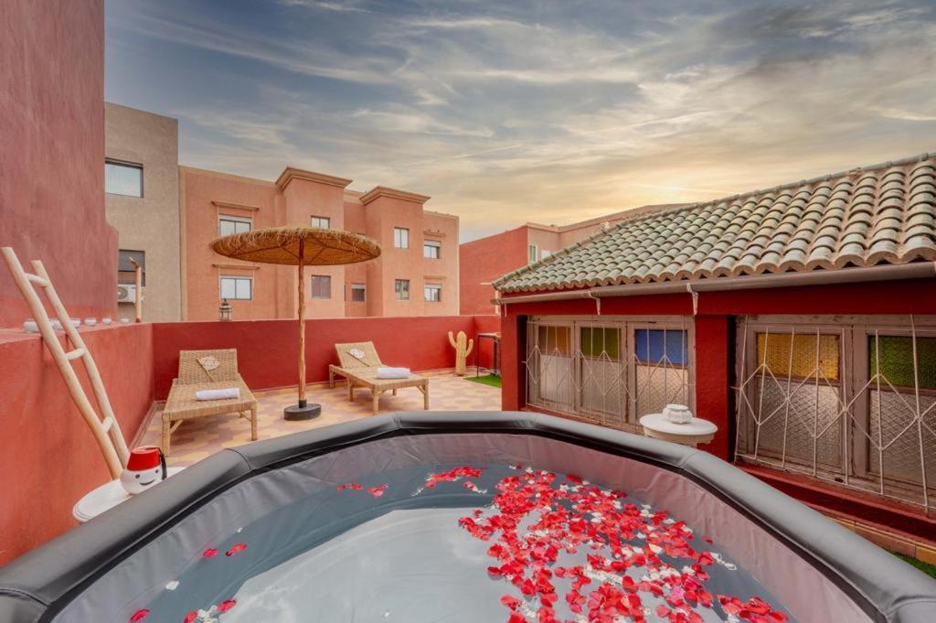 Rooftop Centre Jacuzzi Appartement Marrakesh